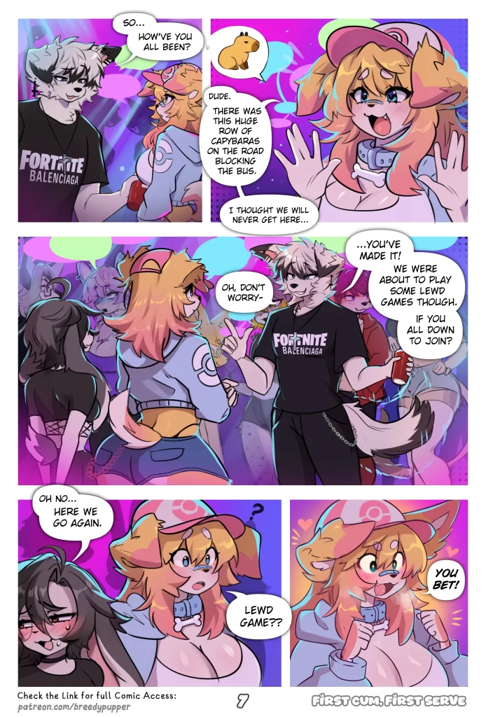 Watch porn comics — First cum, first serve! 08 — by 1allcomics24.com