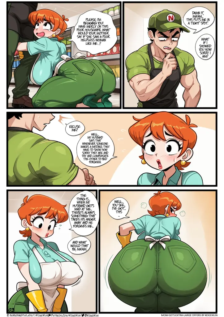 Watch porn comics — Mom gets extra large offers 04 — by 1allcomics24.com