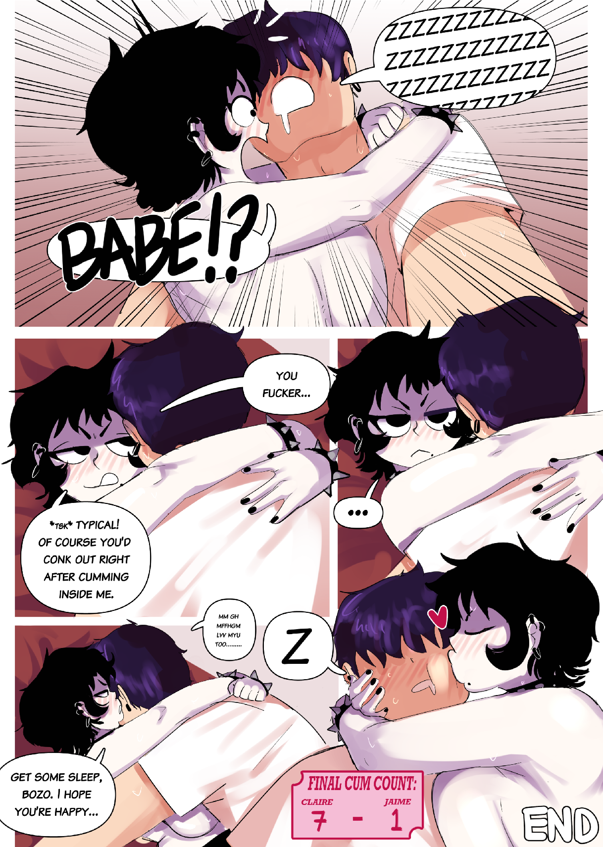 Watch porn comics — Claires glare 27 — by allcomics24.com