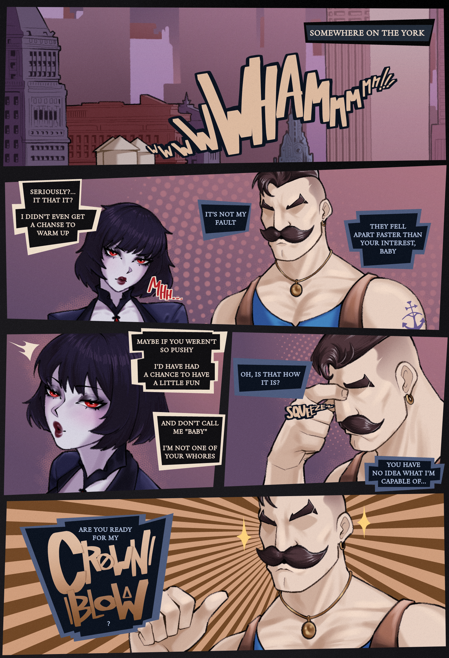 Watch porn comics — Deadlockcrown blow comic 2 — by allcomics24.com