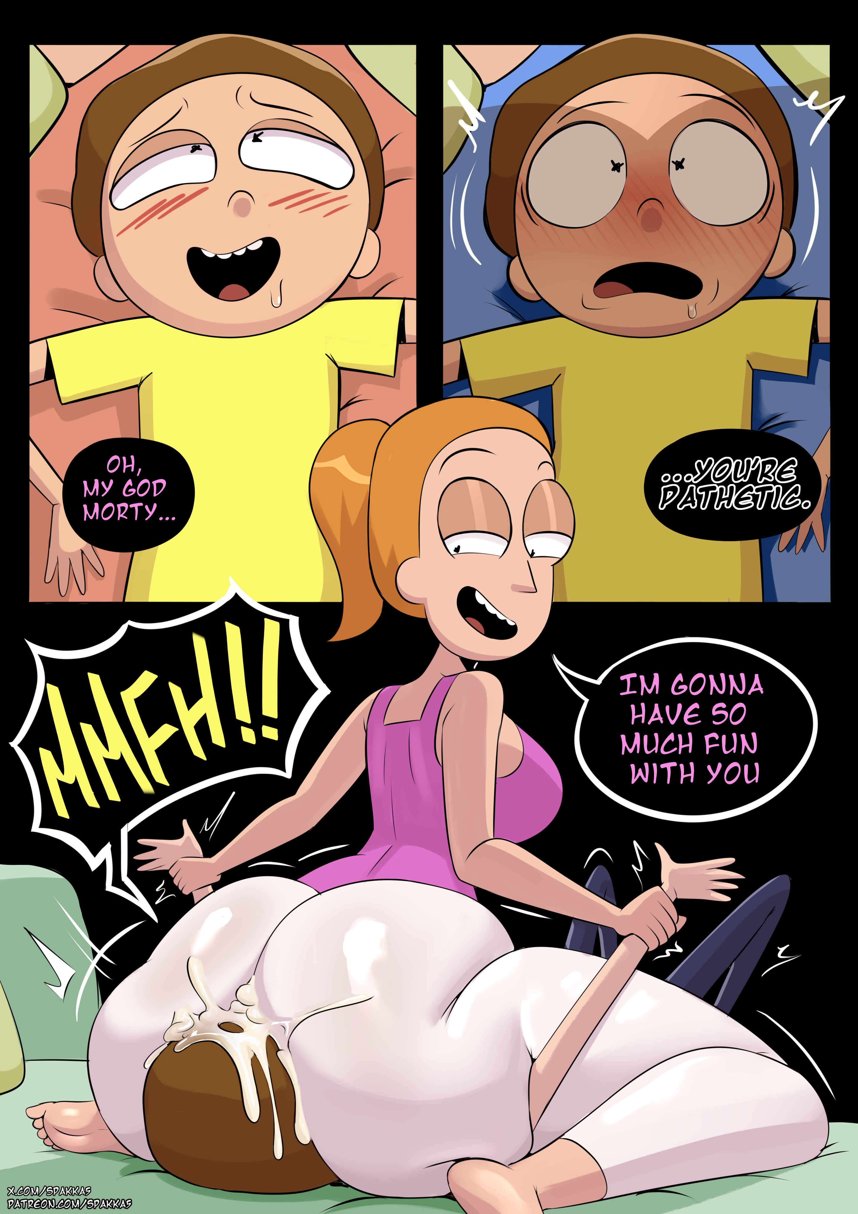 Watch porn comics — Rick and morty spakka5 15 — by allcomics24.com