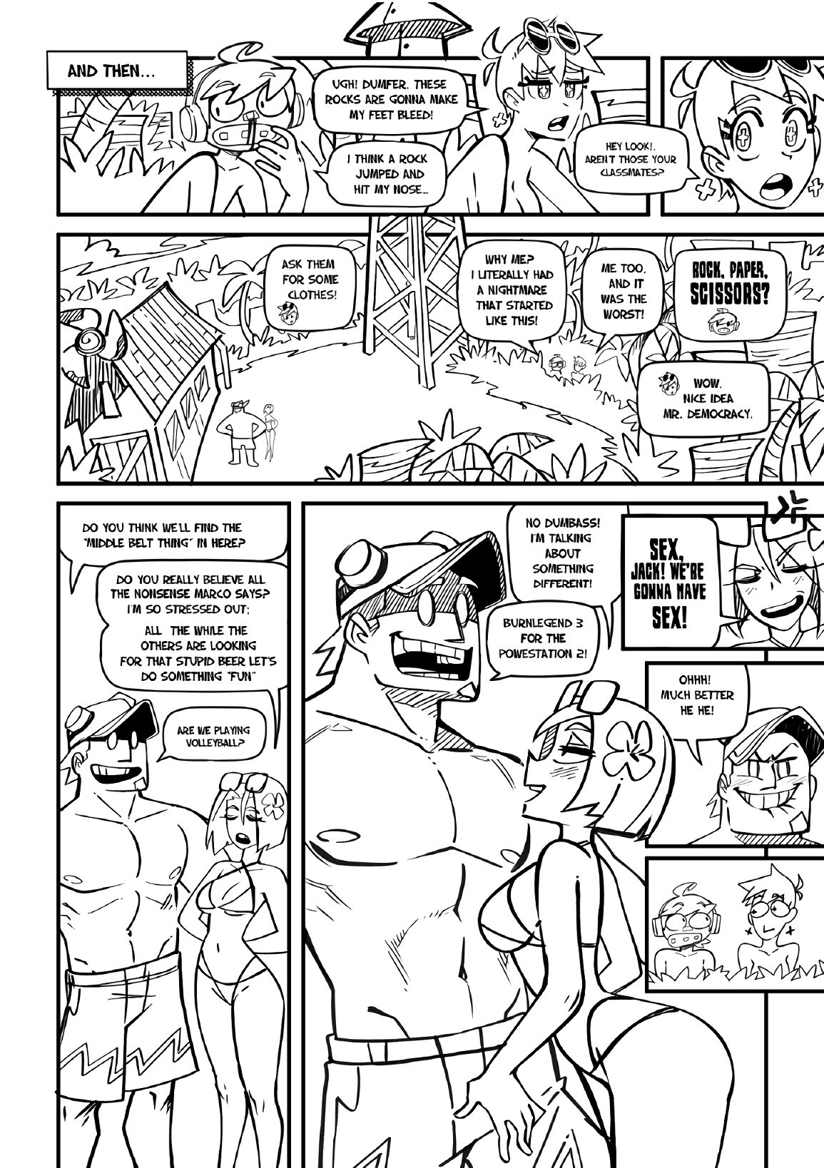 Watch porn comics — Skarpworld 18 tremors 15 — by allcomics24.com