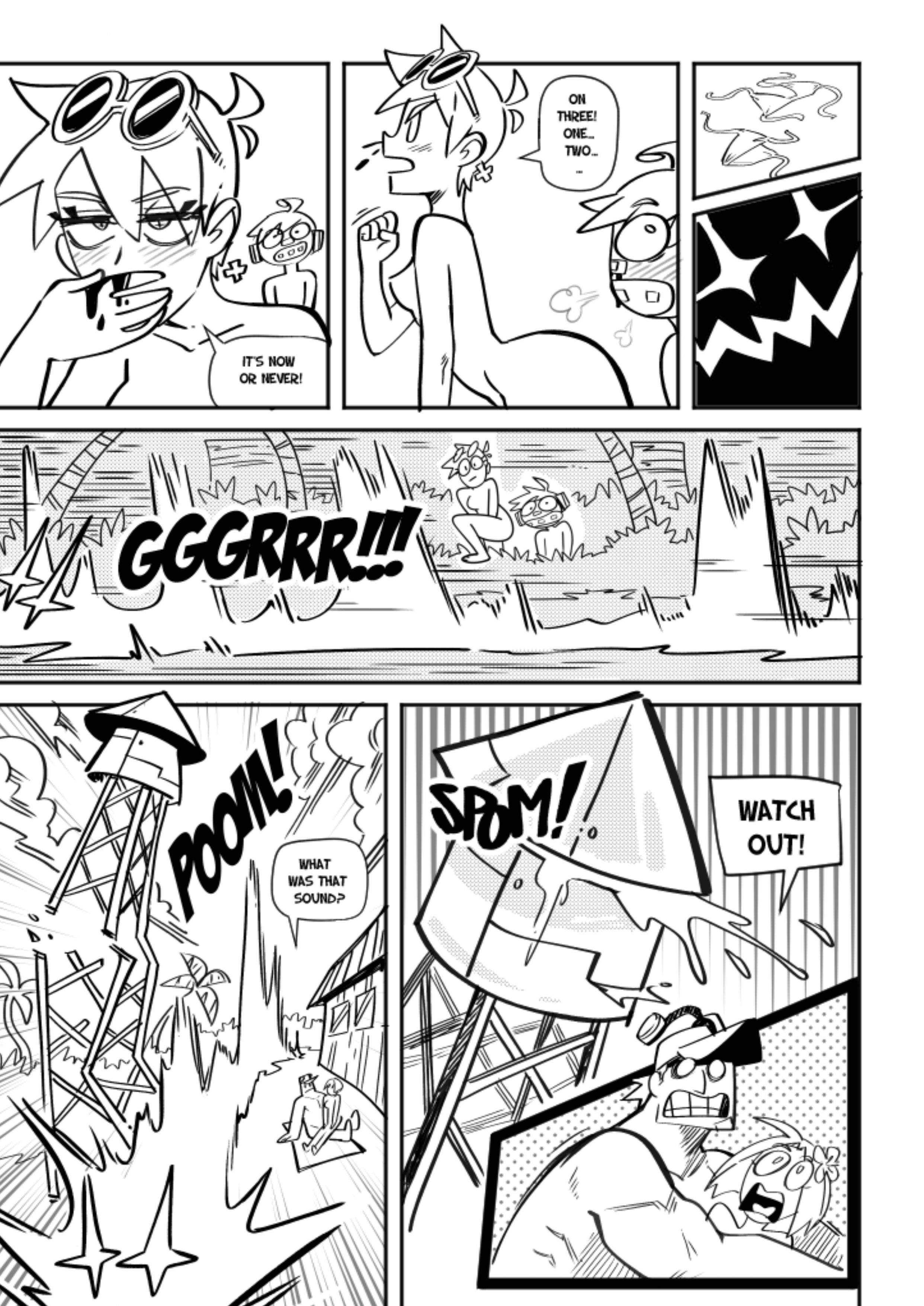 Watch porn comics — Skarpworld 18 tremors 28 — by allcomics24.com