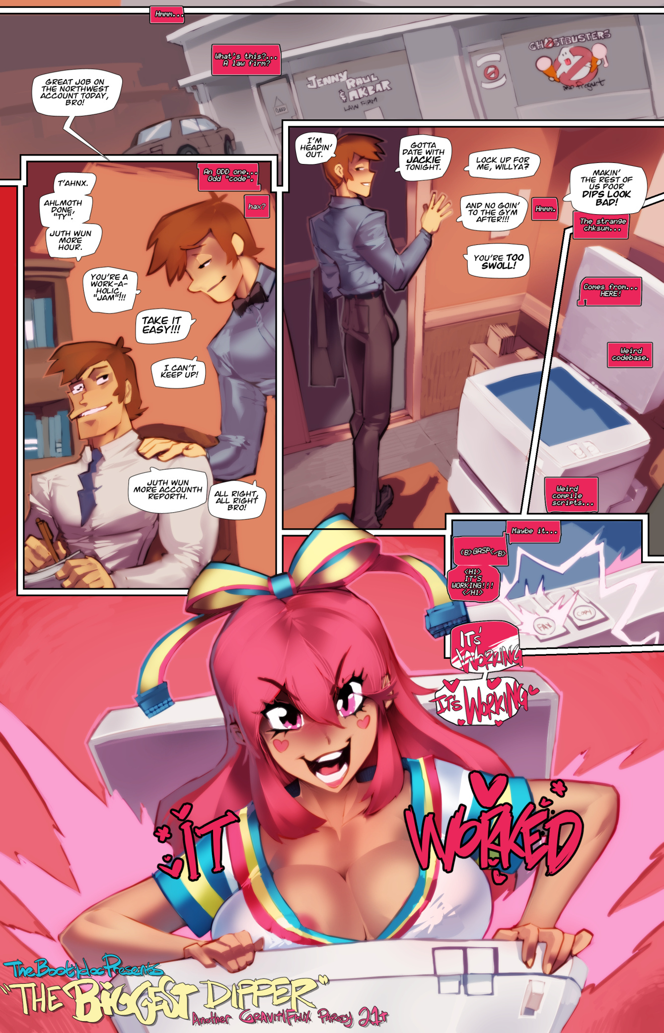 Watch porn comics — The biggest dipper 01 — by allcomics24.com