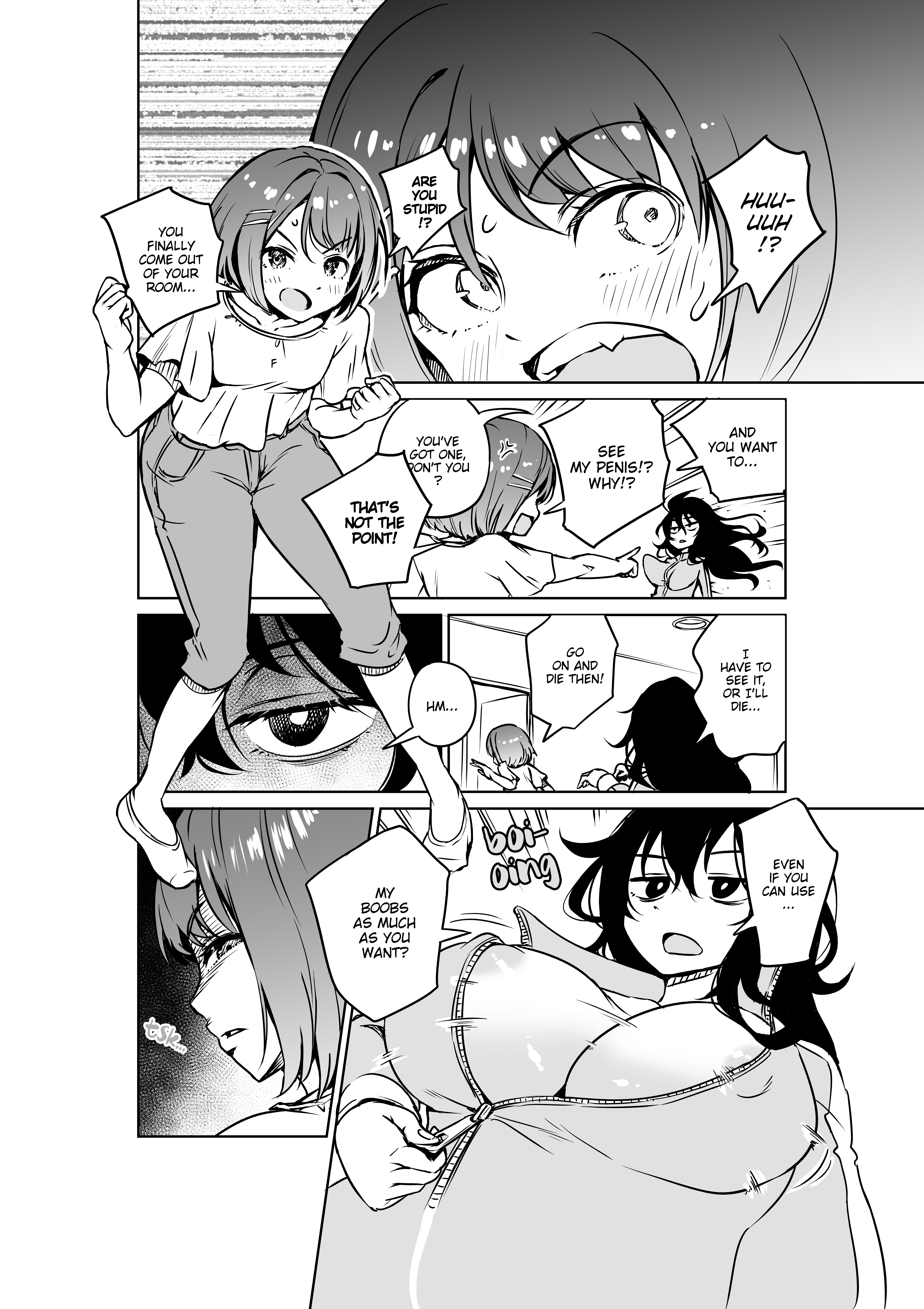 Watch porn comics — Hikikomori and her futanari sister 02 — by allcomics24.com