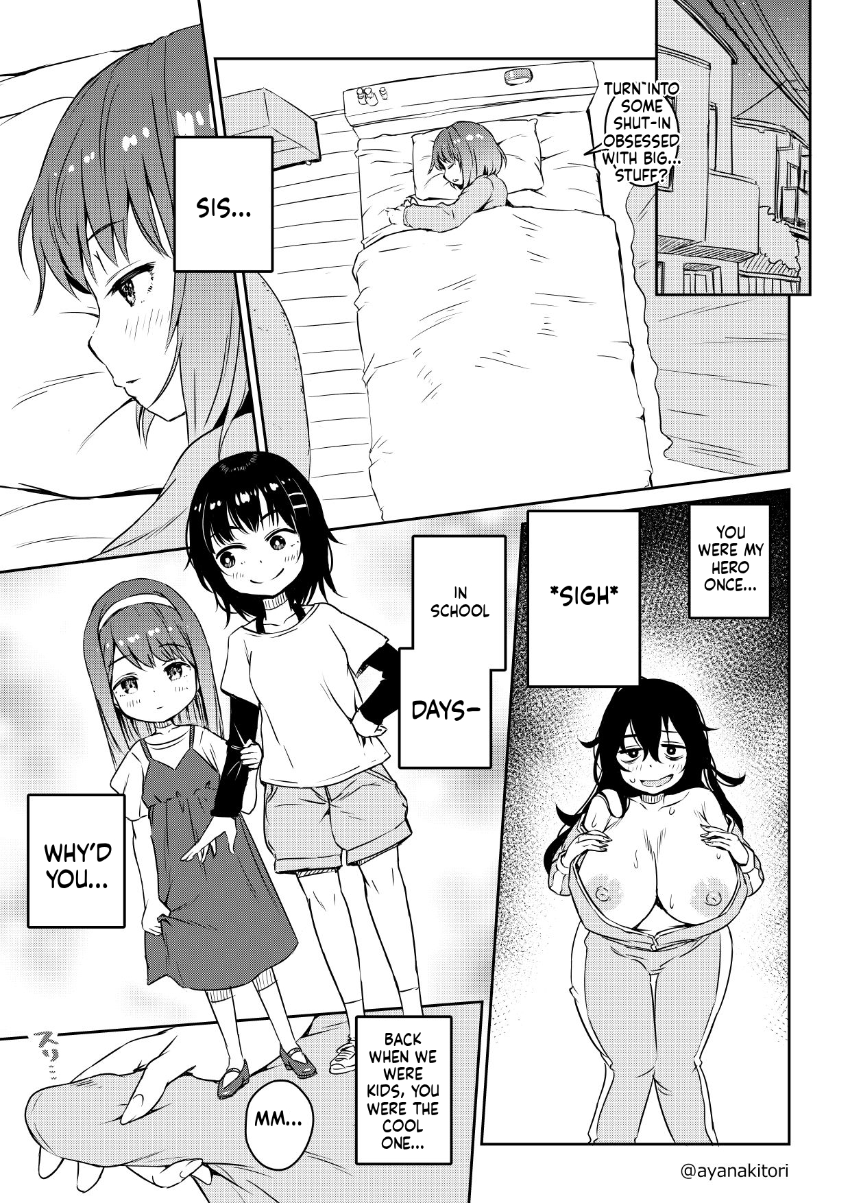 Watch porn comics — Hikikomori and her futanari sister 09 — by allcomics24.com