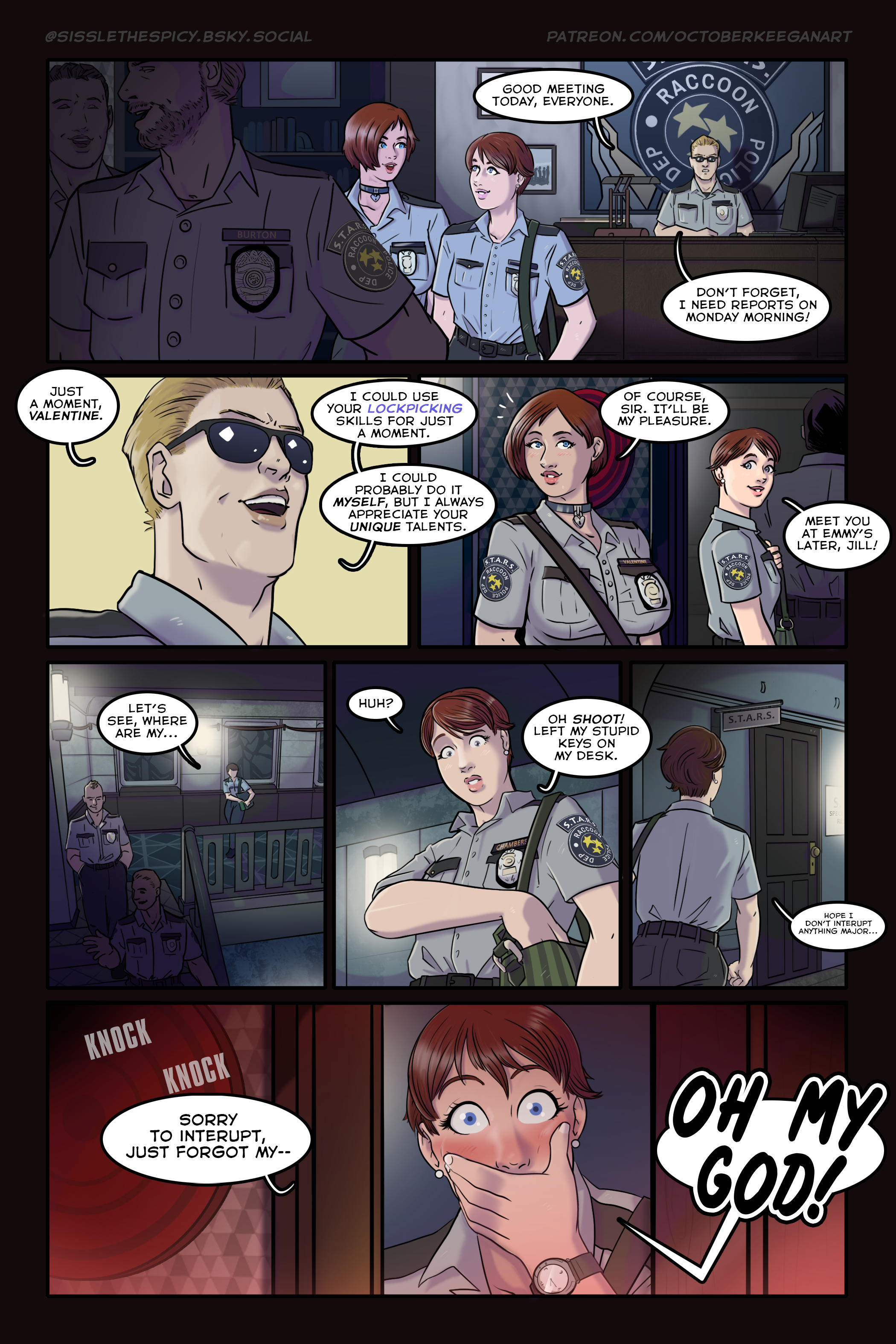 Watch porn comics — S t a r s office party 02 — by allcomics24.com