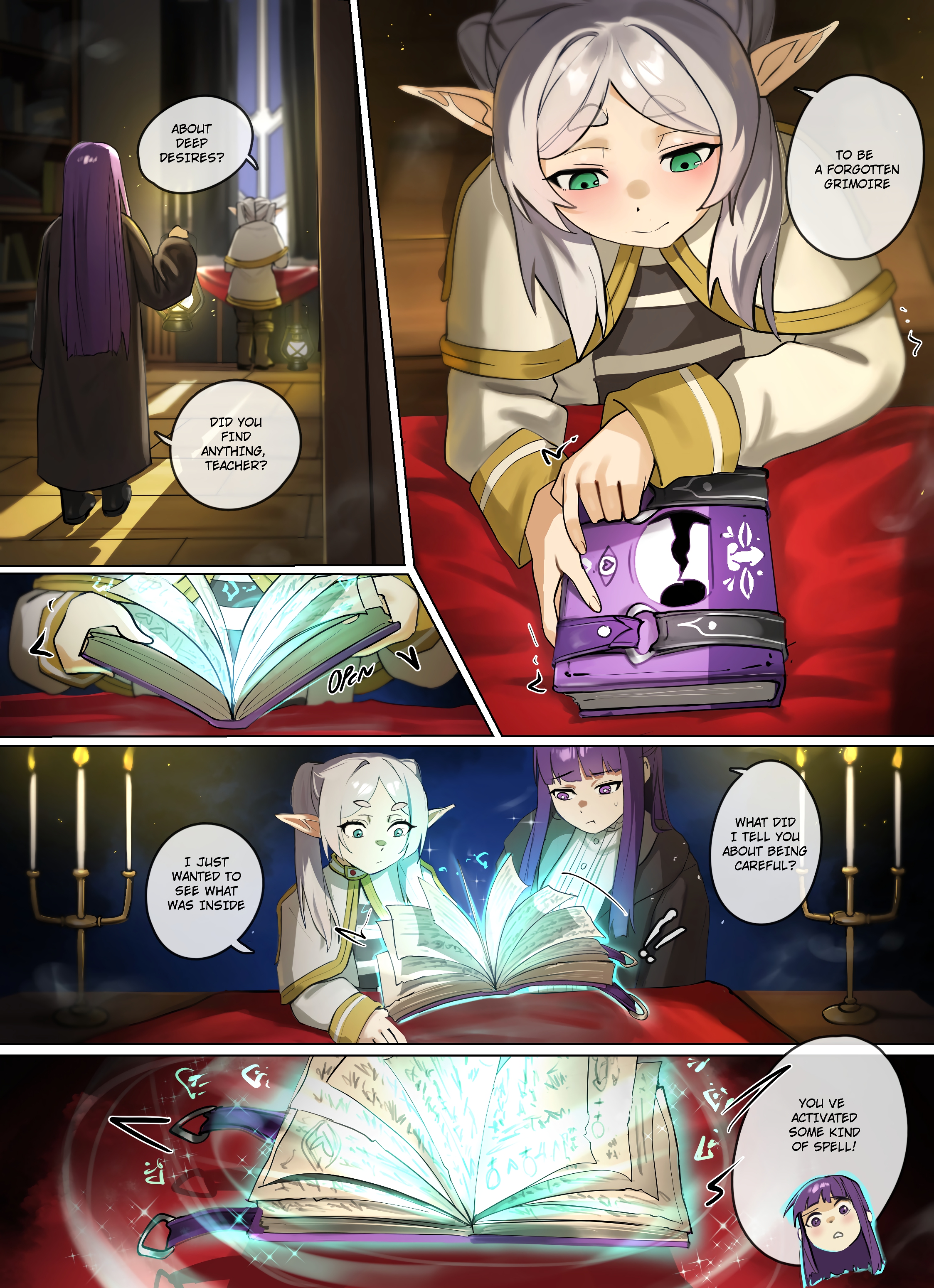 Watch porn comics — The spell that made us come together 03 — by allcomics24.com