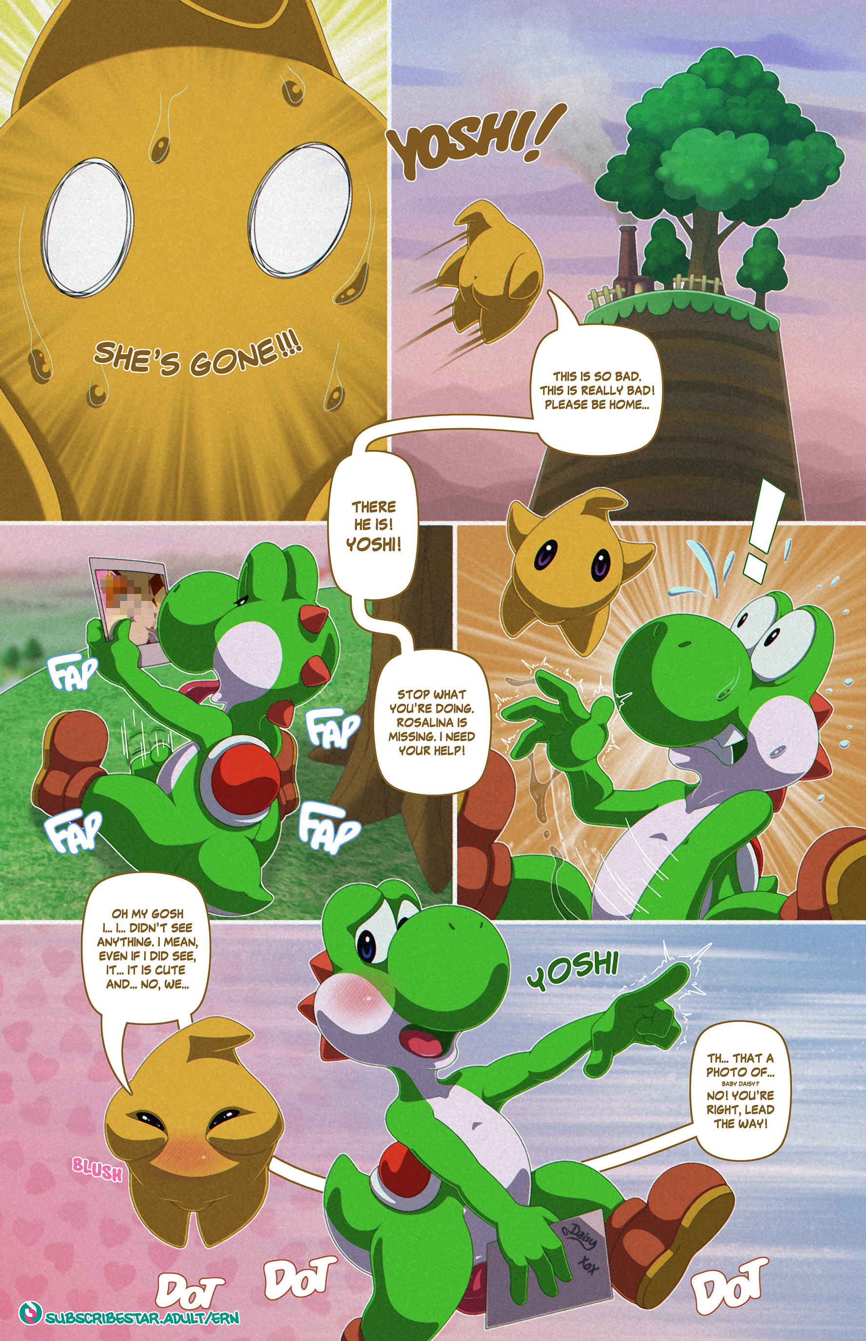 Watch porn comics — Yoshis rescue 2 — by allcomics24.com