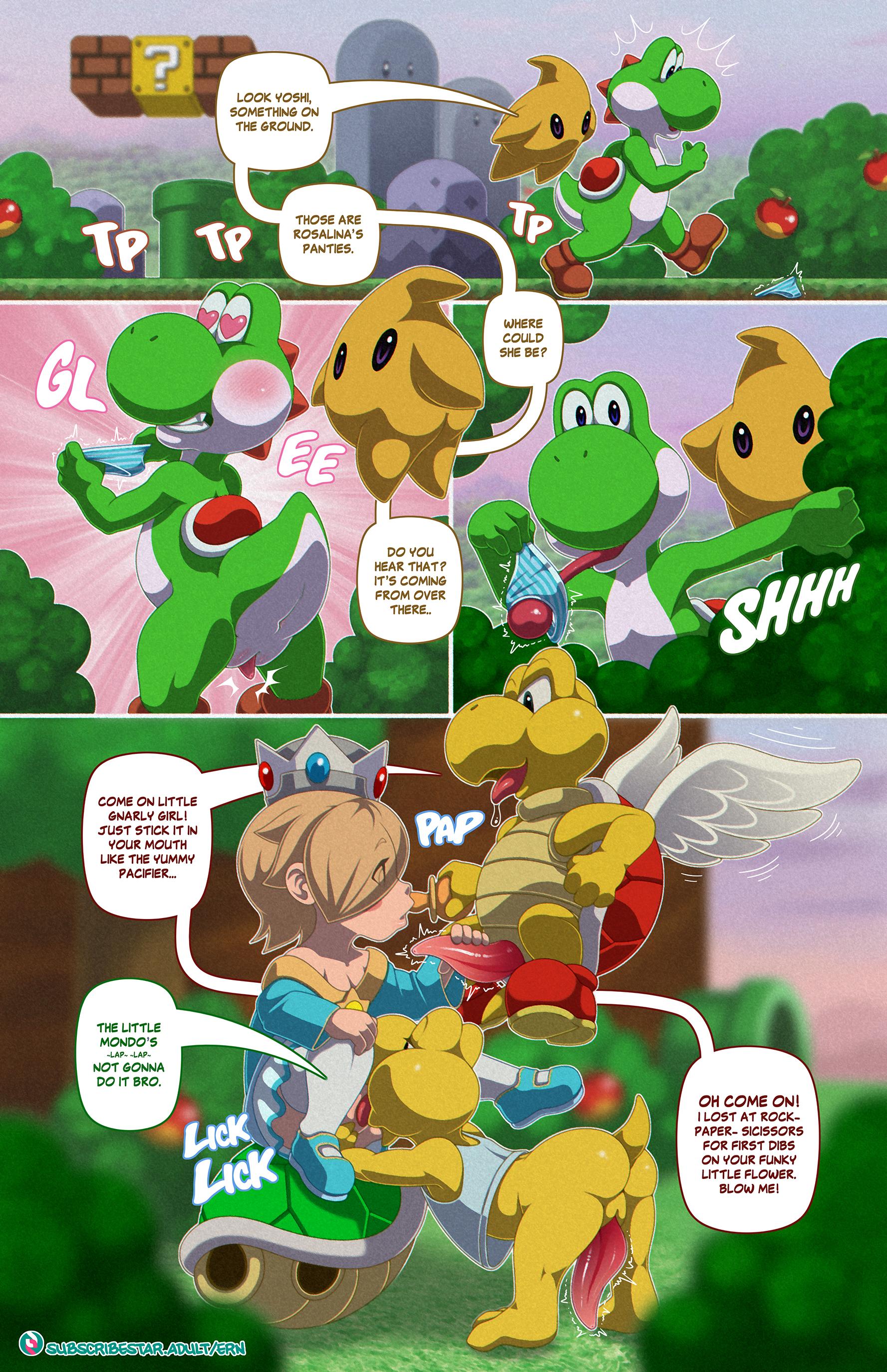 Watch porn comics — Yoshis rescue 3 — by allcomics24.com
