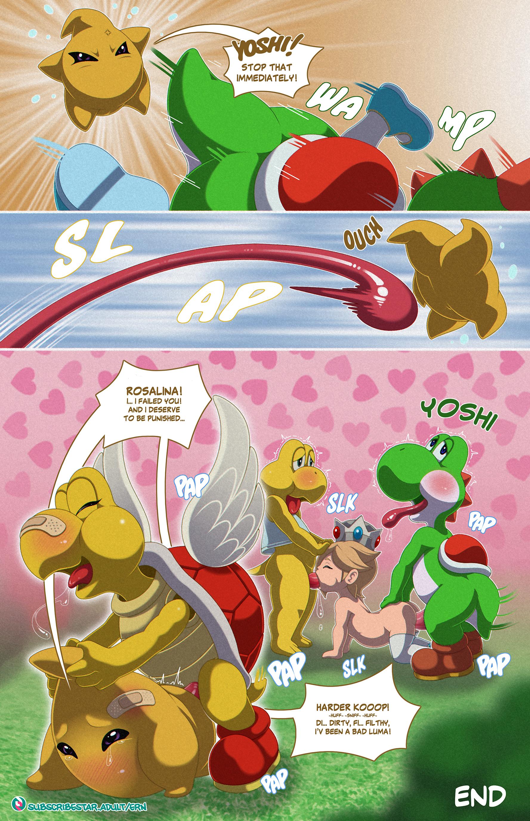 Watch porn comics — Yoshis rescue 7 — by allcomics24.com