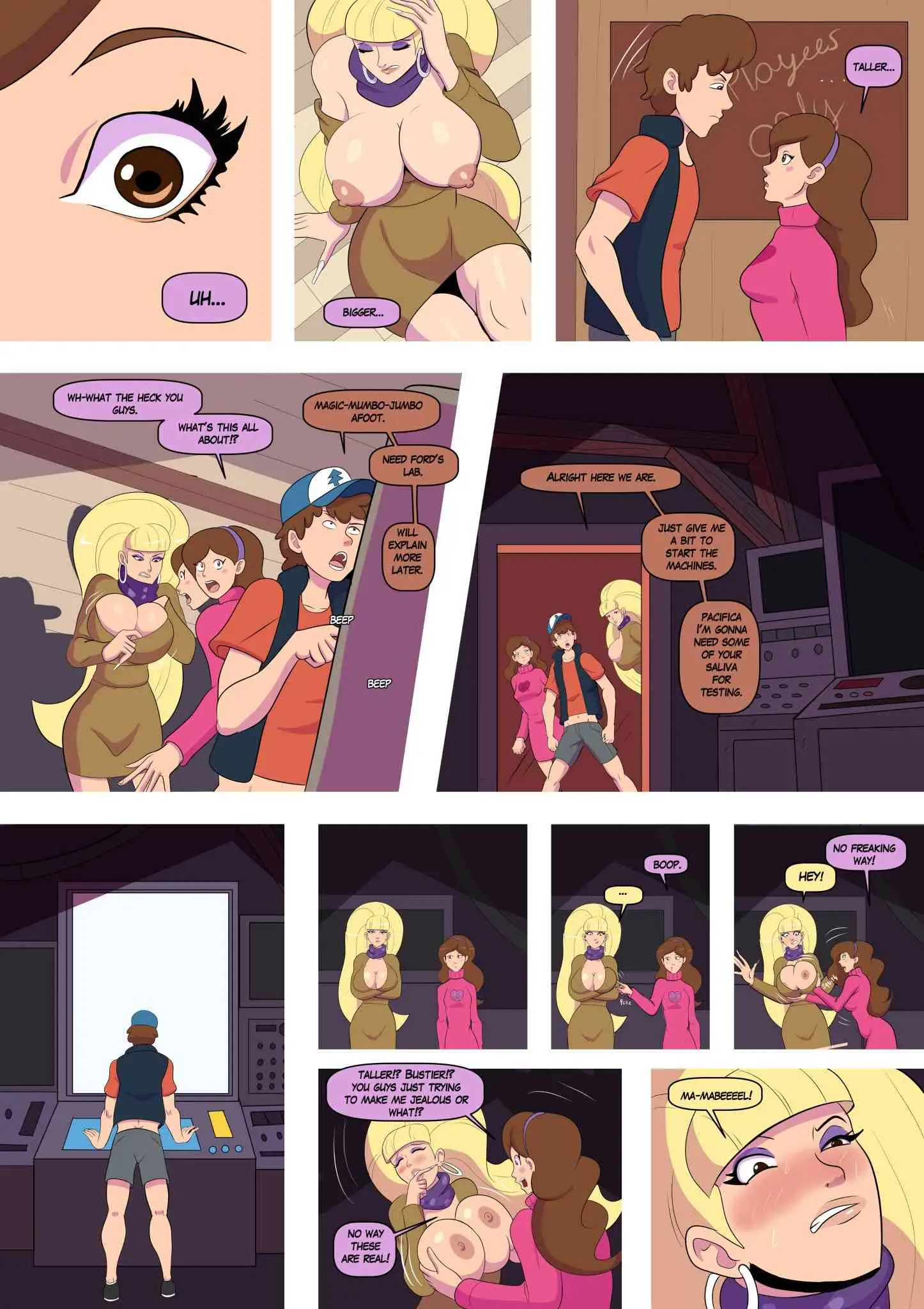 Watch porn comics — Bimbo falls 22 min — by allcomics24.com