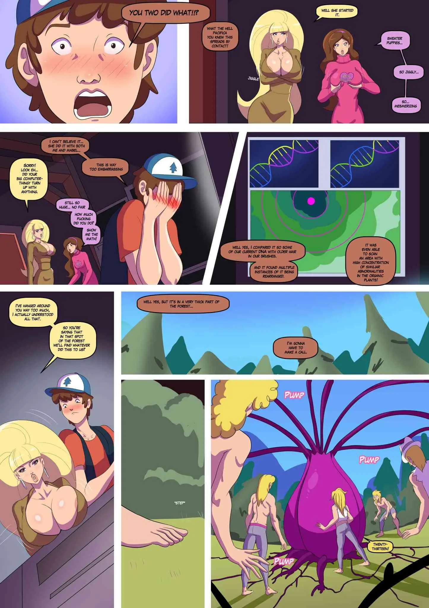 Watch porn comics — Bimbo falls 27 min — by allcomics24.com