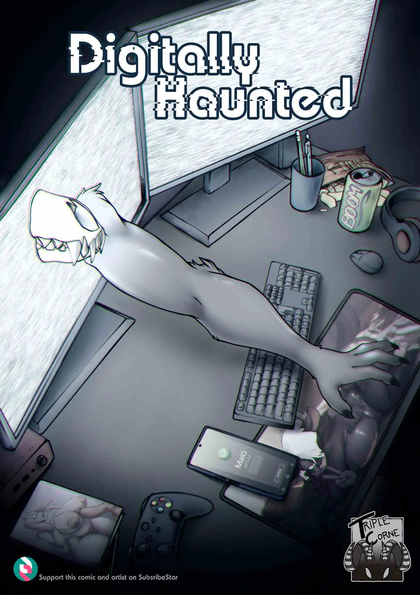 Watch porn comics — Digitally haunted 01 min — by allcomics24.com