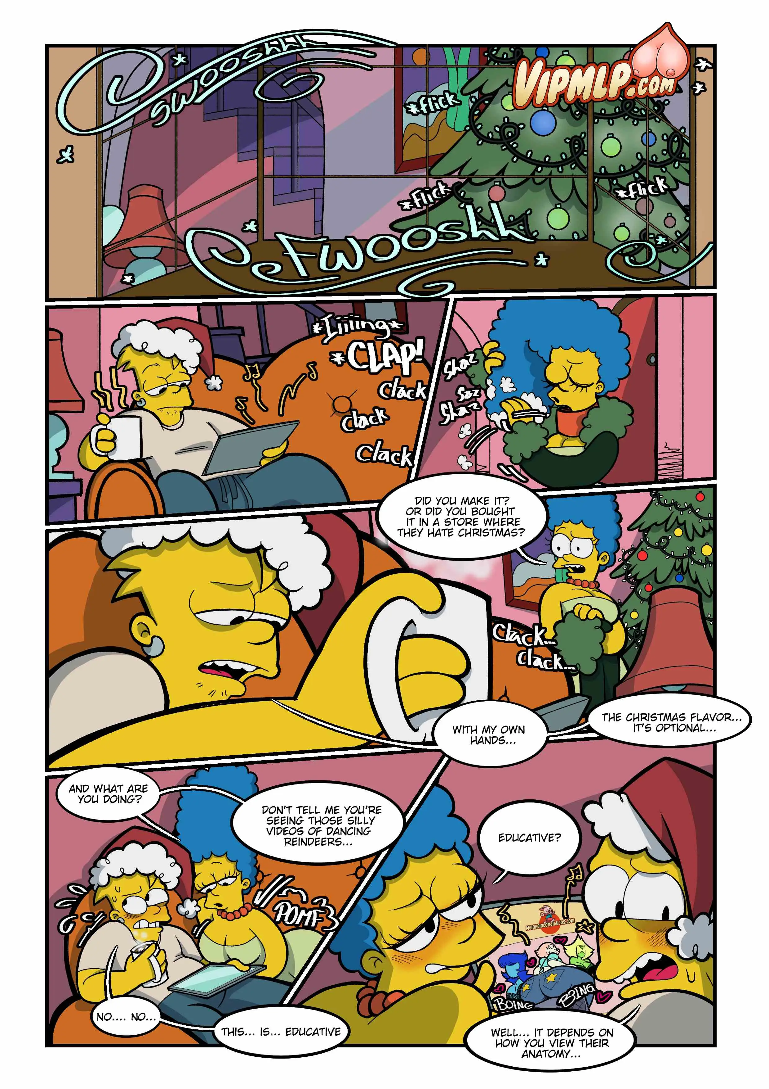 Watch porn comics — Merry christsomps 2 min — by allcomics24.com