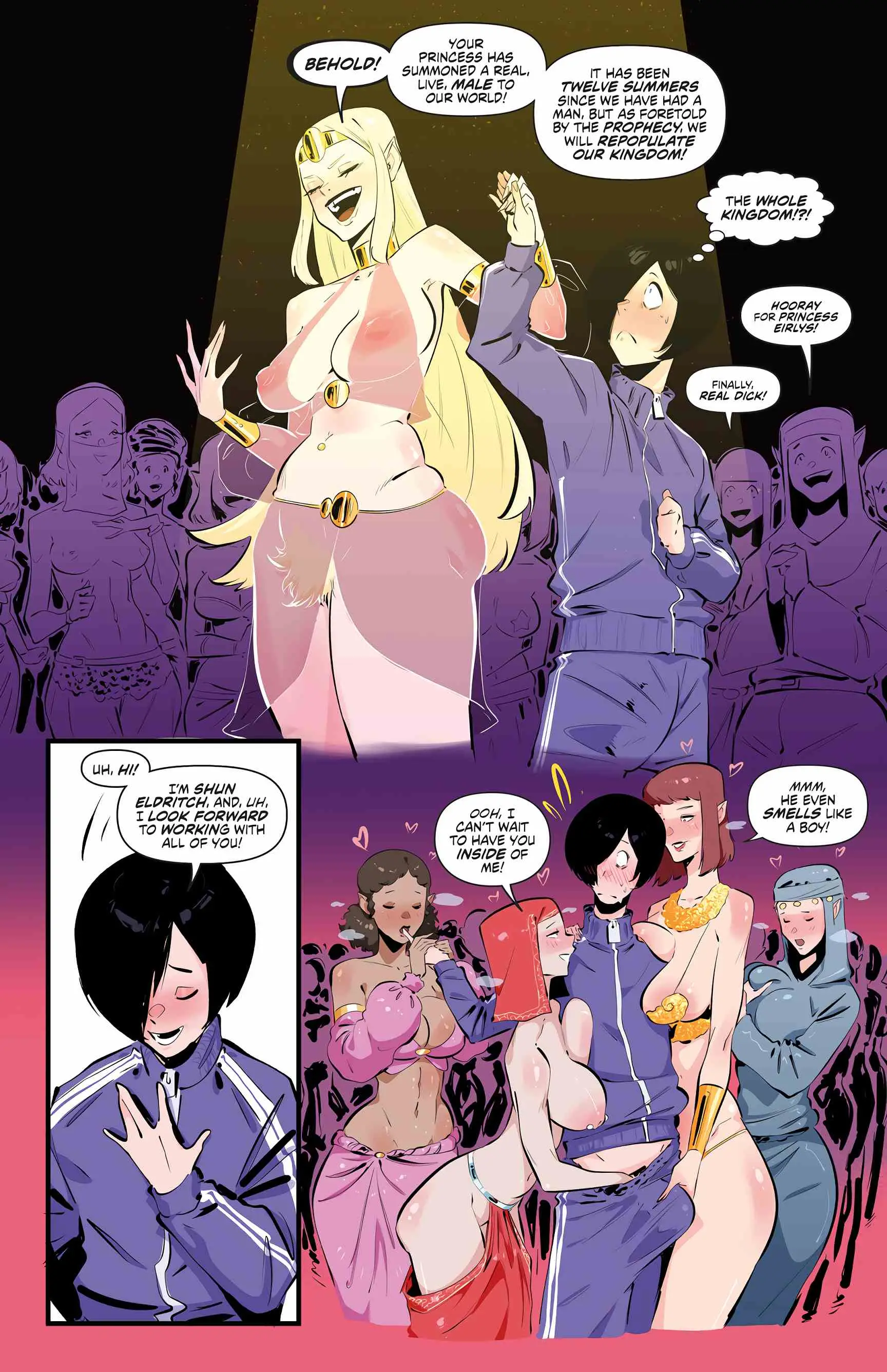 Watch porn comics — Monster girl world 09 min — by allcomics24.com