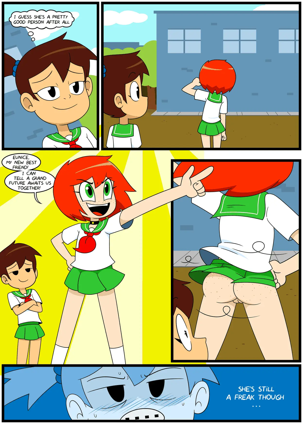 Watch porn comics — Debbie the ditzy deviant dolt 16 — by allcomics24.com