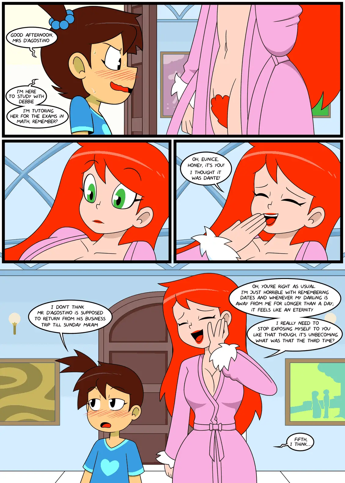 Watch porn comics — Debbie the ditzy deviant dolt 27 — by allcomics24.com