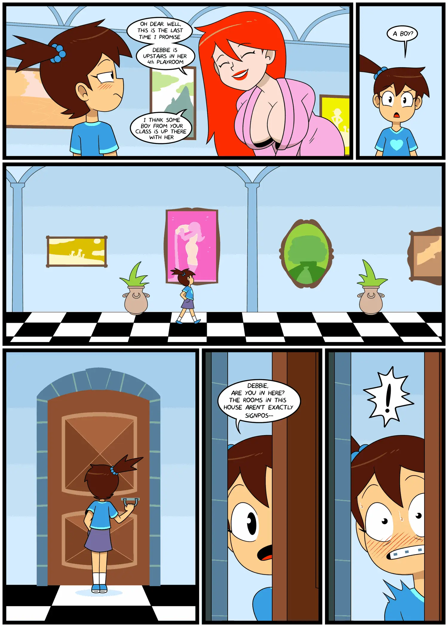 Watch porn comics — Debbie the ditzy deviant dolt 28 — by allcomics24.com