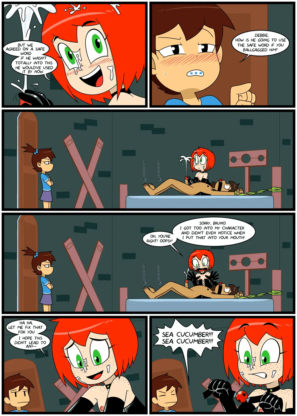 Watch porn comics — Debbie the ditzy deviant dolt 32 — by allcomics24.com