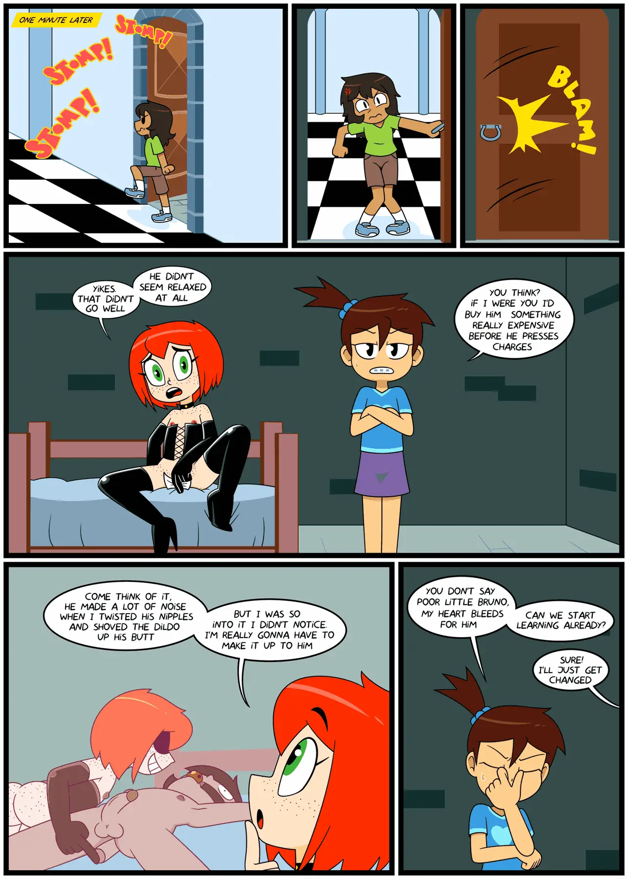 Watch porn comics — Debbie the ditzy deviant dolt 33 — by allcomics24.com