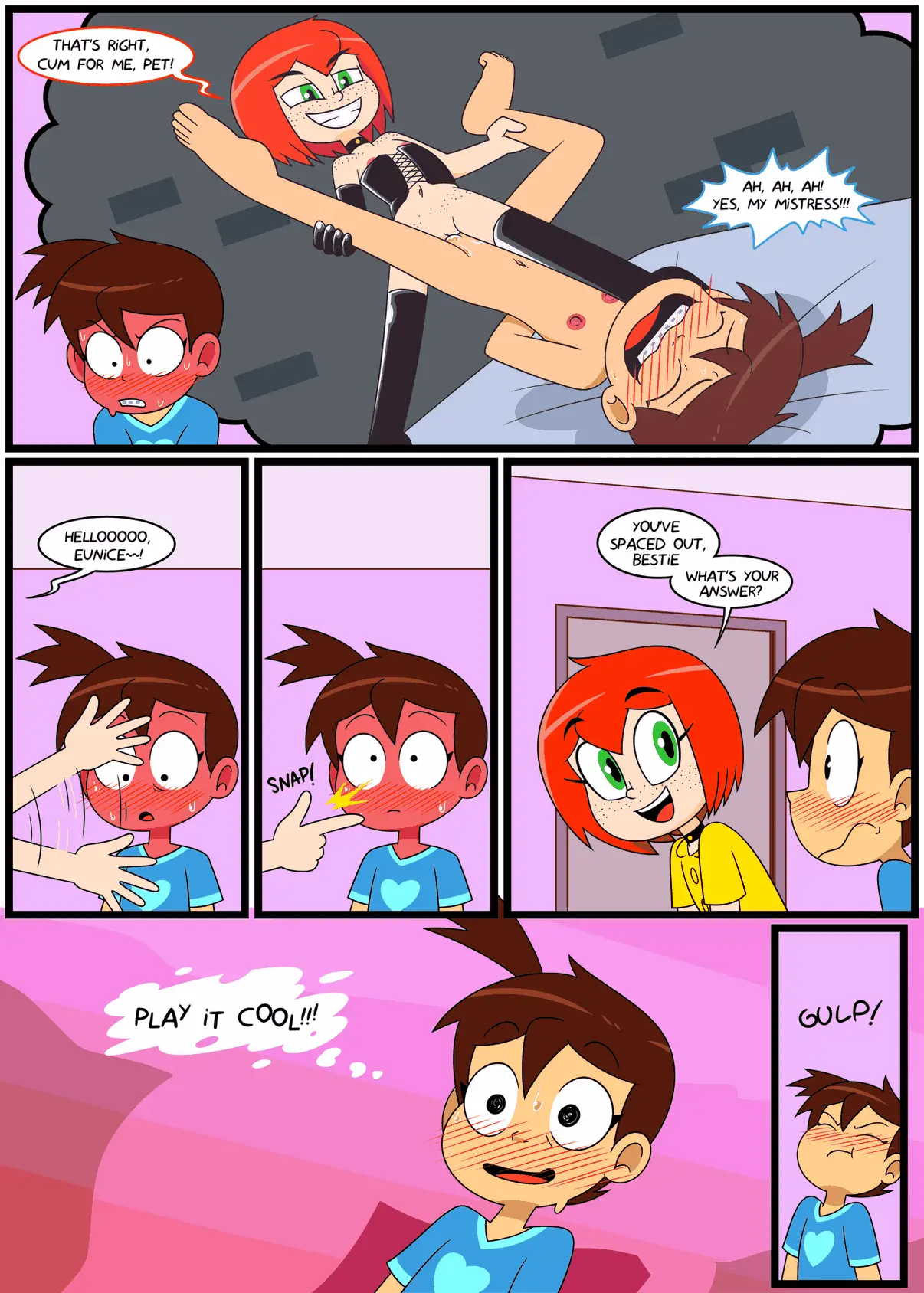 Watch porn comics — Debbie the ditzy deviant dolt 38 — by allcomics24.com