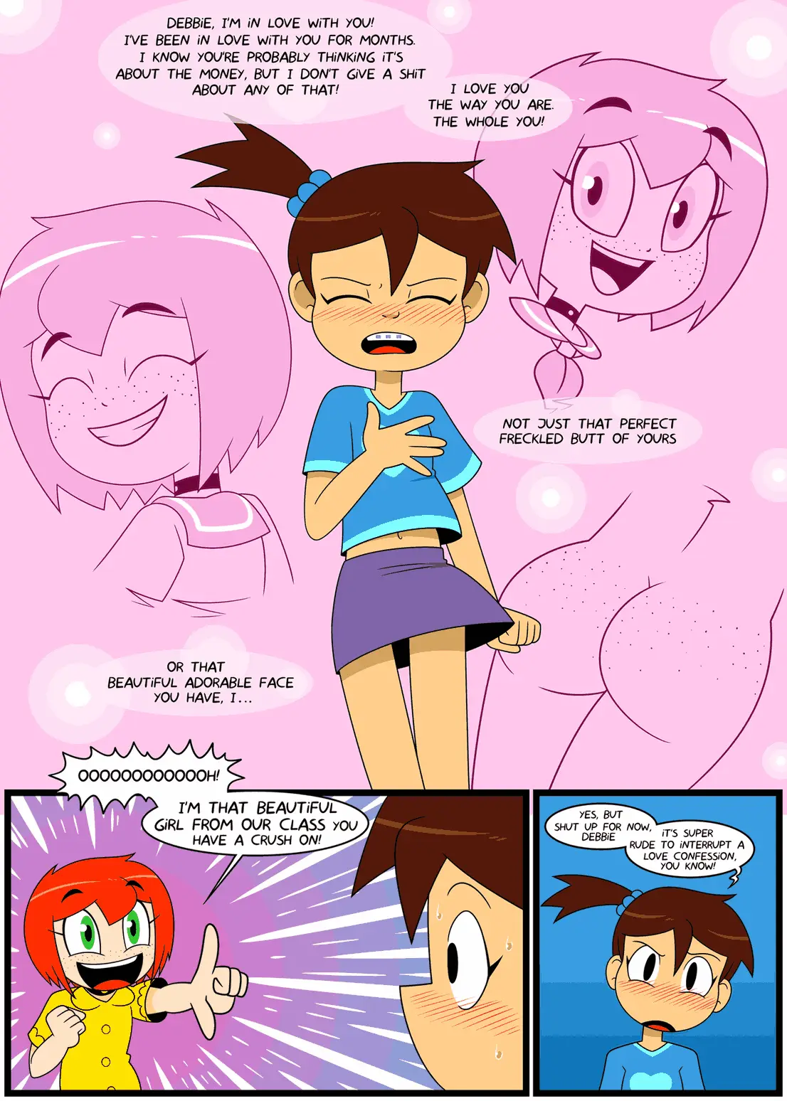 Watch porn comics — Debbie the ditzy deviant dolt 43 — by allcomics24.com