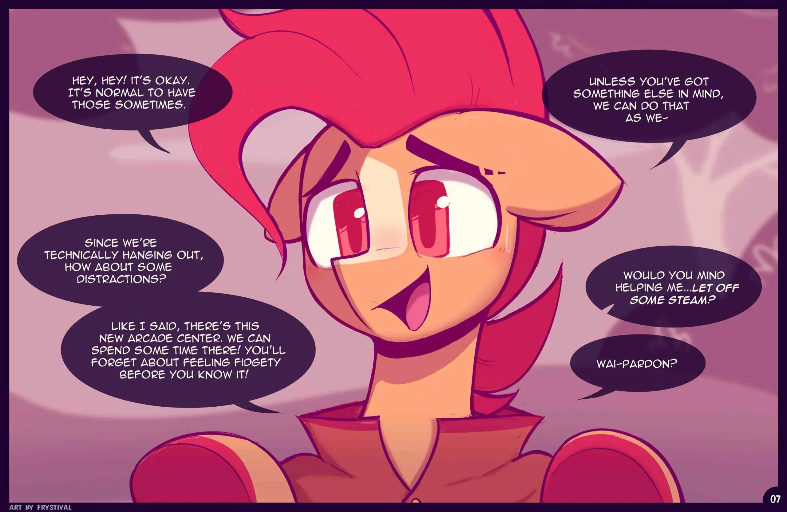 Watch porn comics — Guess its just us 07 min — by allcomics24.com