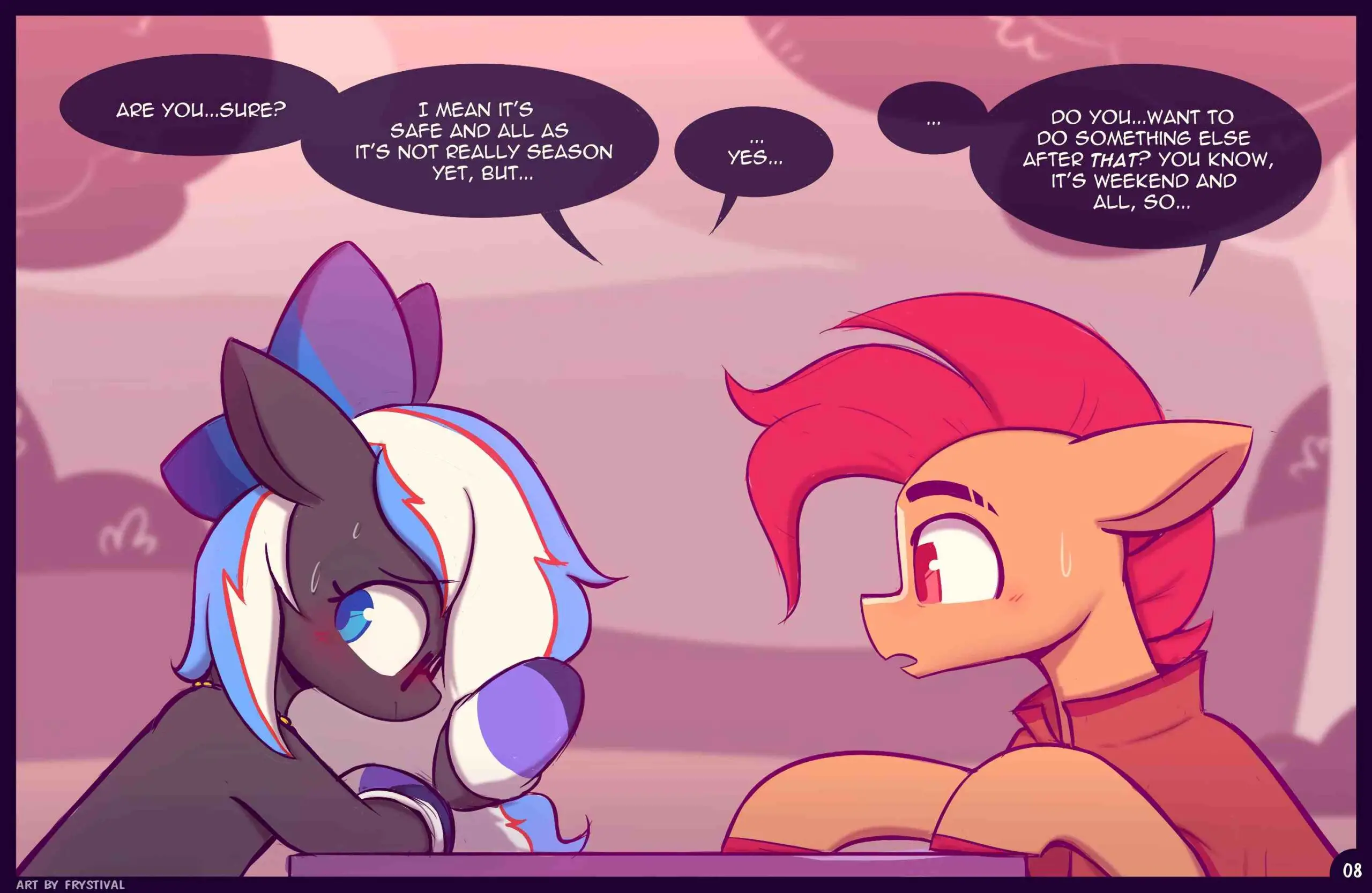 Watch porn comics — Guess its just us 08 min — by allcomics24.com