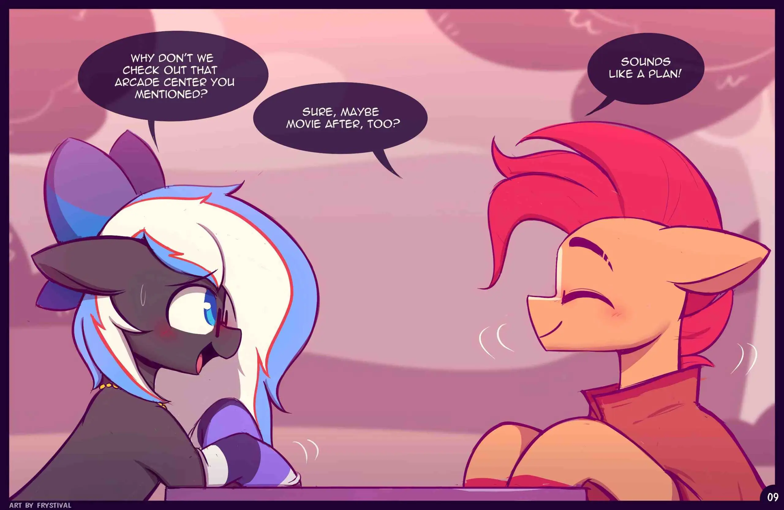 Watch porn comics — Guess its just us 09 min — by allcomics24.com