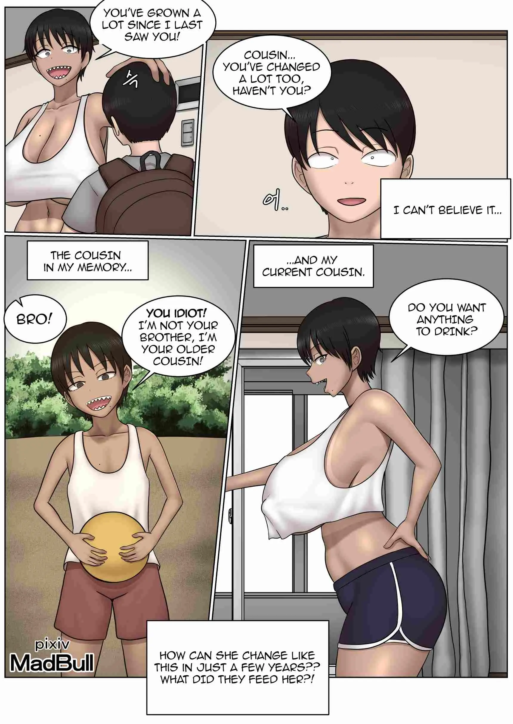 Watch porn comics — My cousin who was a tomboy 02 min — by allcomics24.com