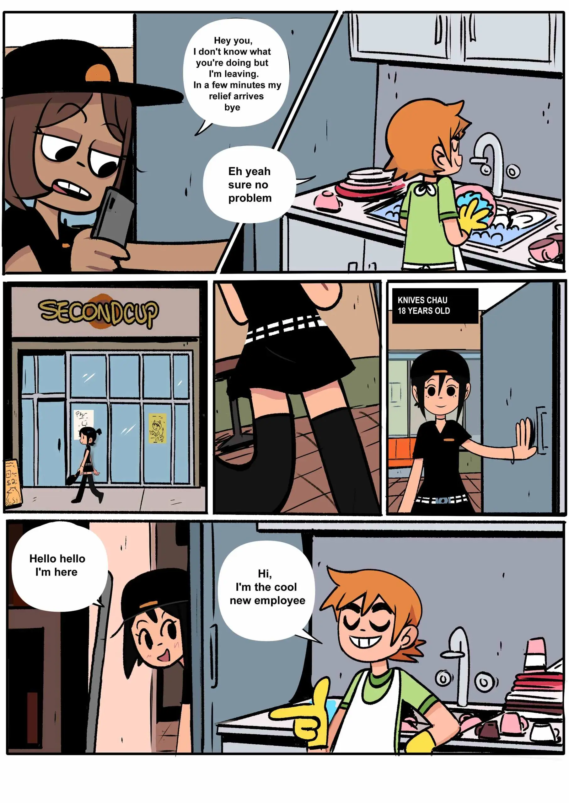 Watch porn comics — Scott pilgrim has a job 06 min — by allcomics24.com