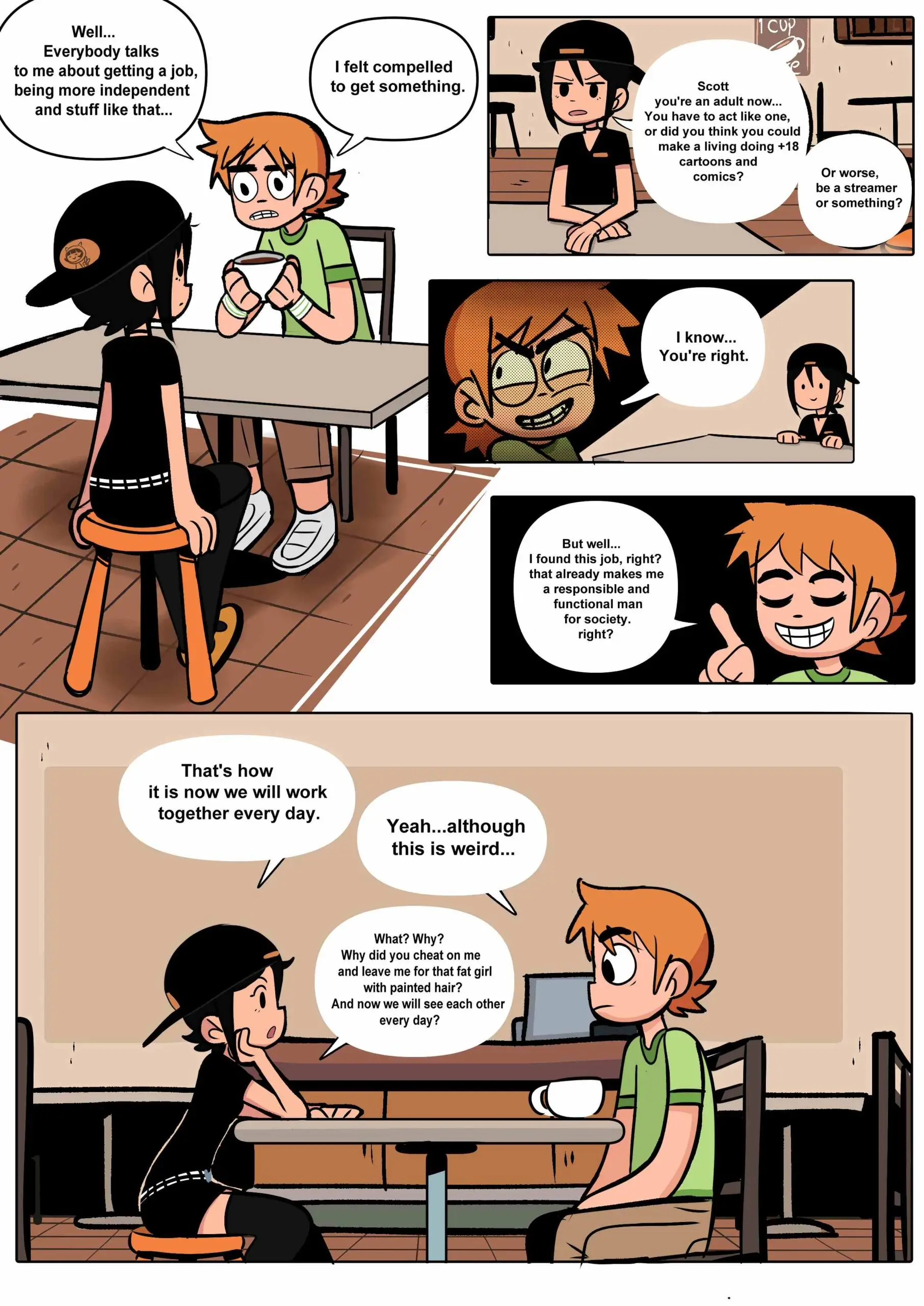 Watch porn comics — Scott pilgrim has a job 09 min — by allcomics24.com