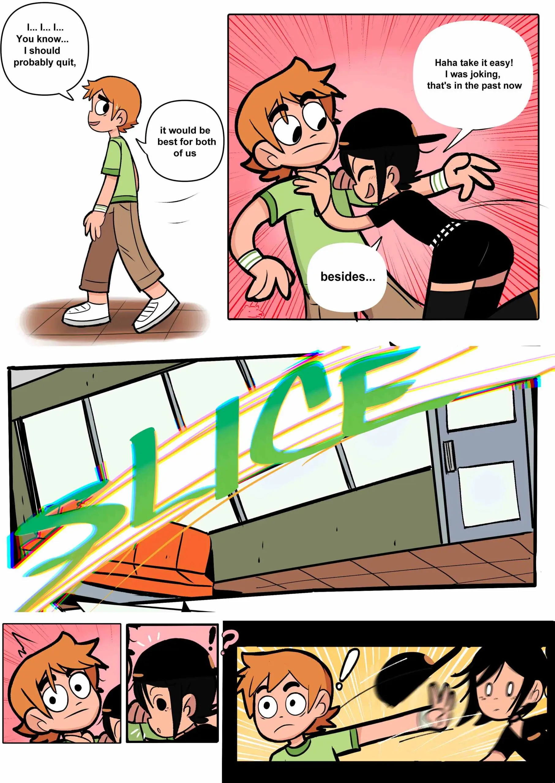 Watch porn comics — Scott pilgrim has a job 10 min — by allcomics24.com