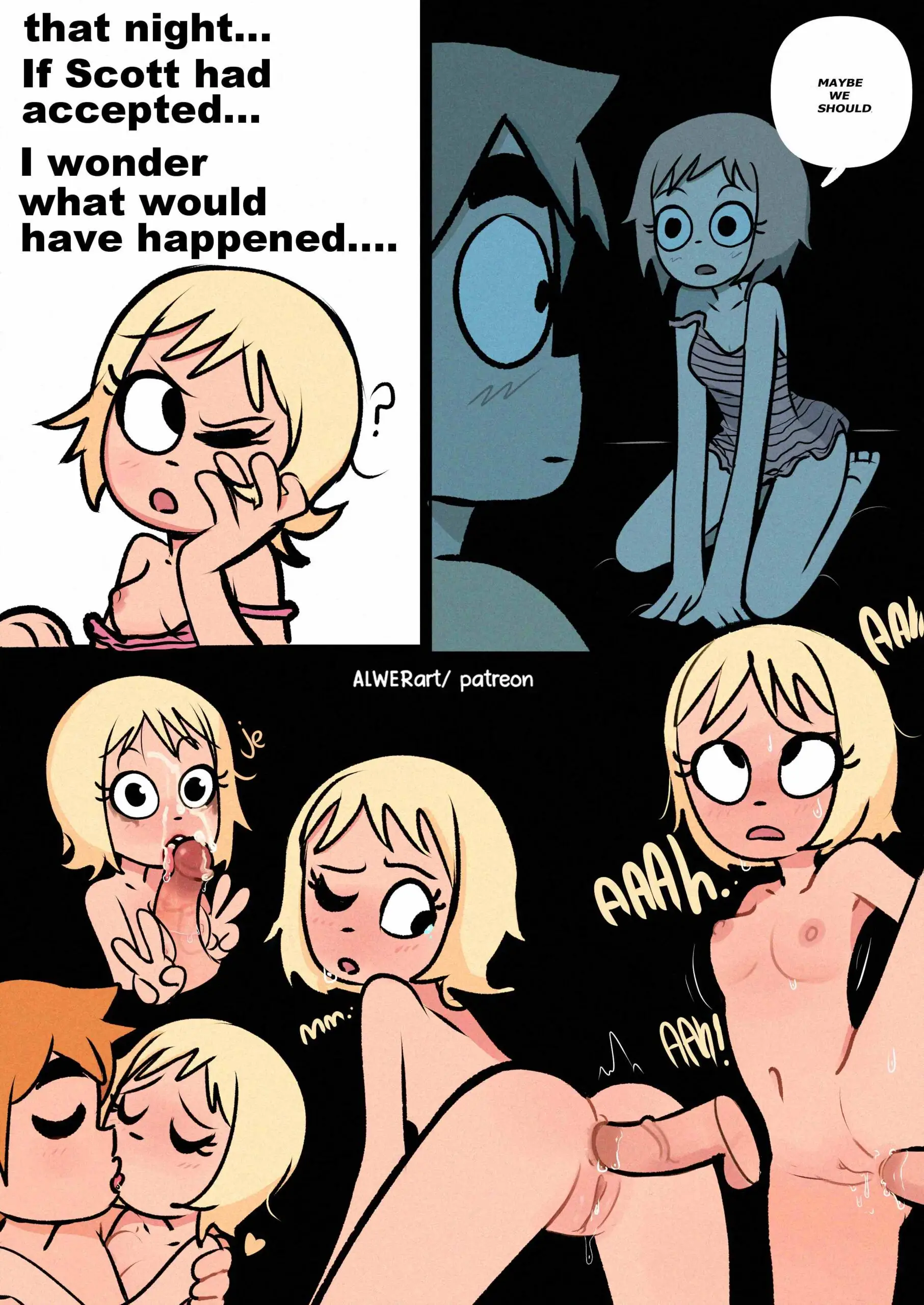 Watch porn comics — Scott pilgrim has a job 34 min — by allcomics24.com