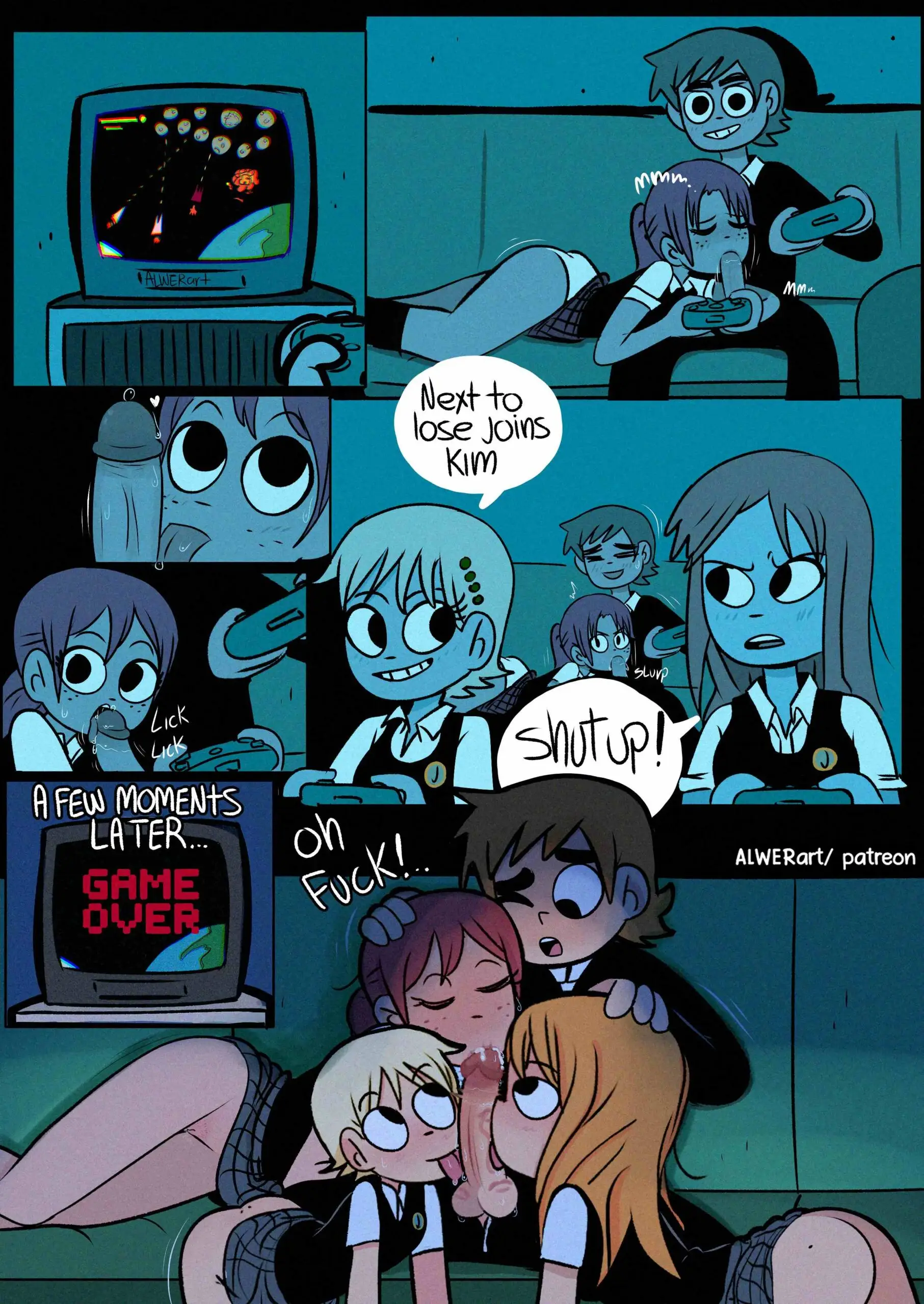 Watch porn comics — Scott pilgrim has a job 35 min — by allcomics24.com