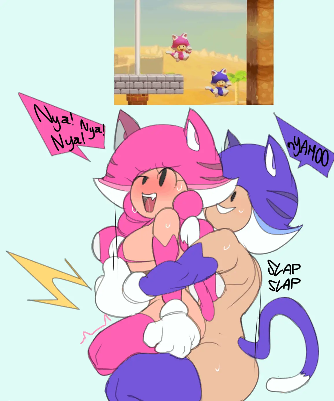 Watch porn comics — Toadette sets 10 — by allcomics24.com