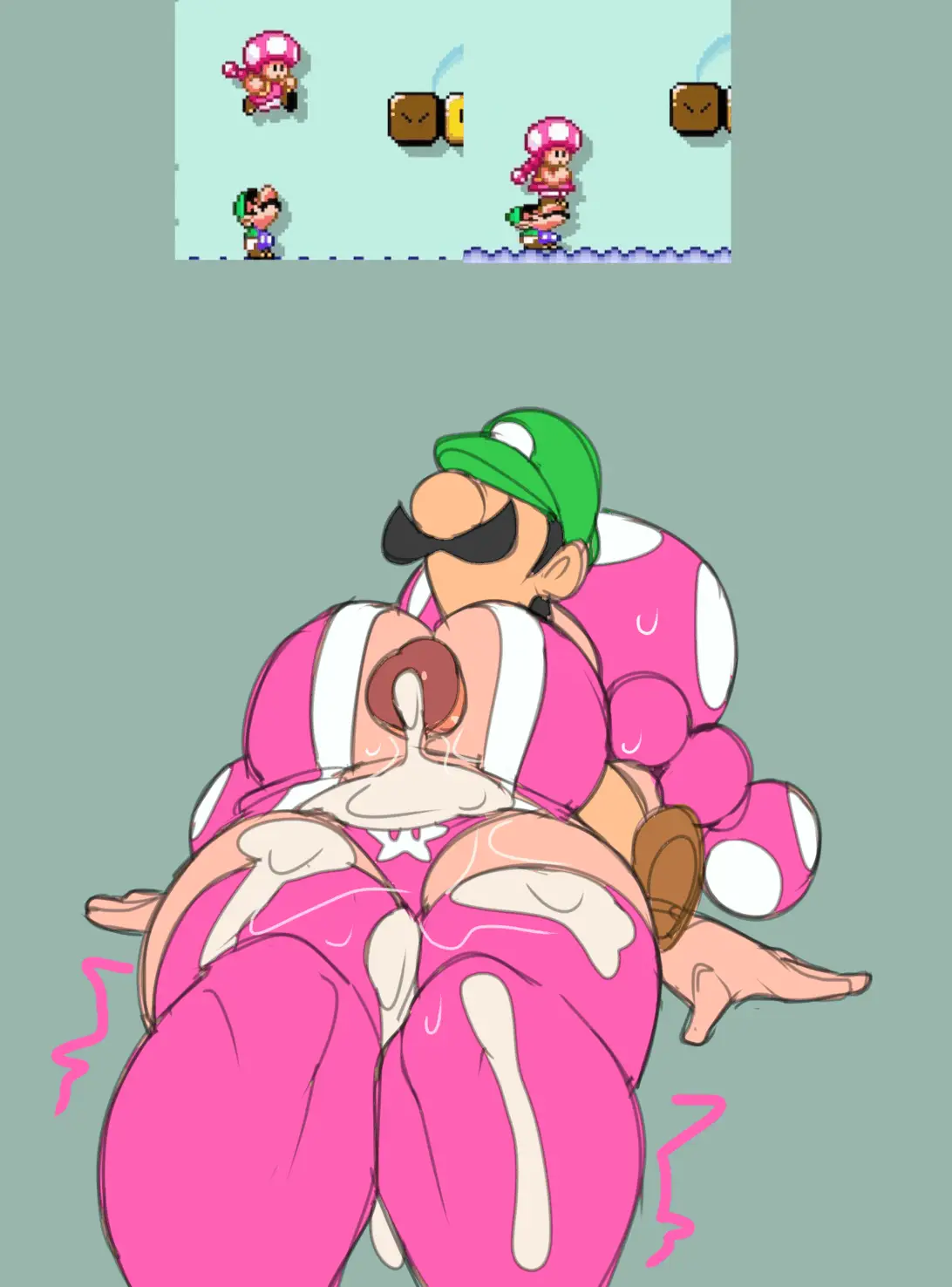 Watch porn comics — Toadette sets 18 — by allcomics24.com