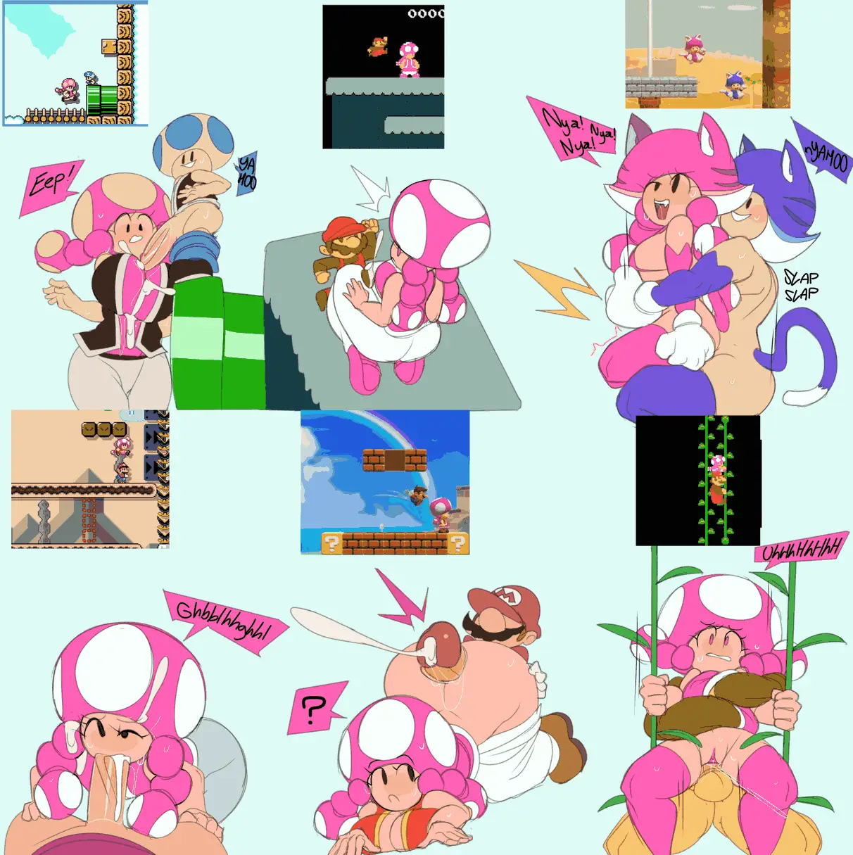 Watch porn comics — Toadette sets 34 — by allcomics24.com